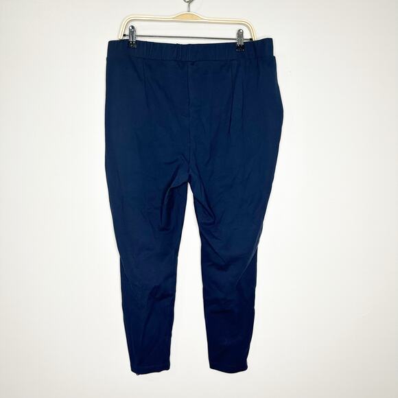 Universal Standard Womens Pants Moro Pocket Signature Ponte Navy Blue Size M - Picture 3 of 9